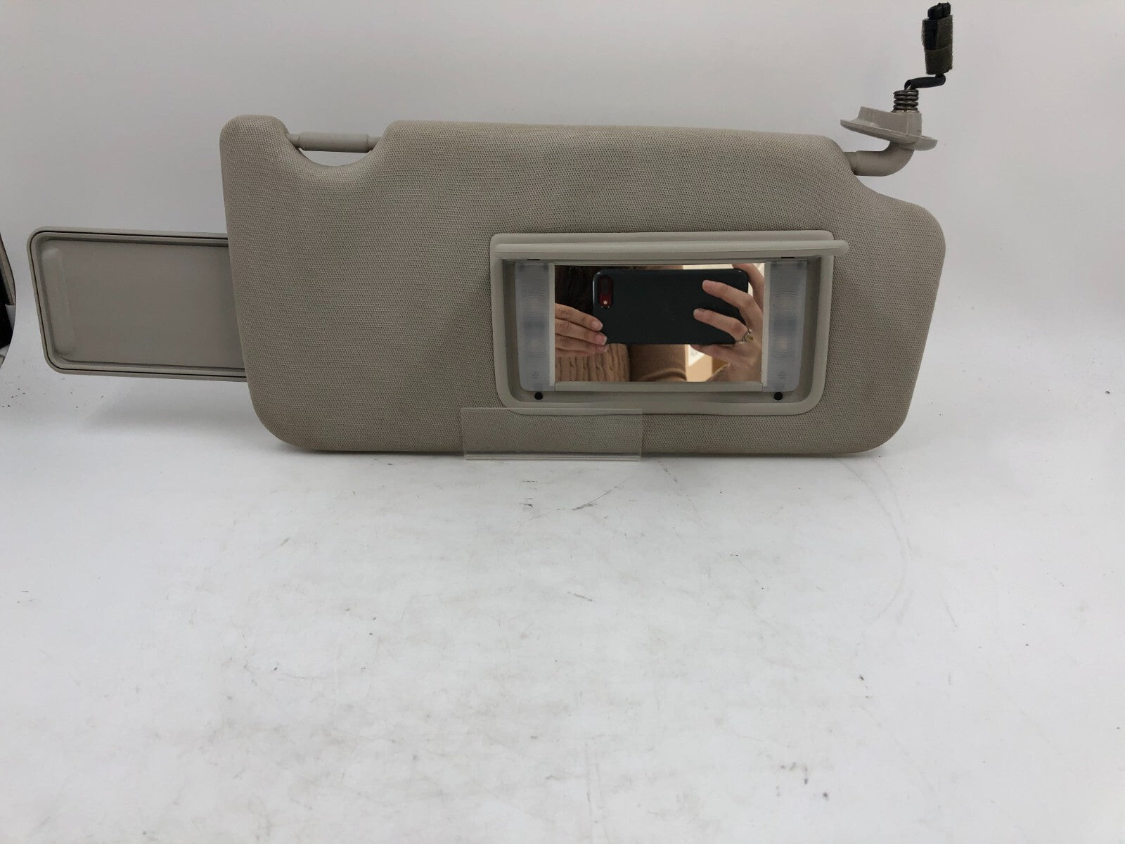 2010-2014 Subaru Legacy Passenger Sun Visor Gray Illuminated OEM B02B29005