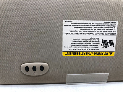 2009 Ford Flex Driver Sun Visor Gray Illuminated OEM C02B44002