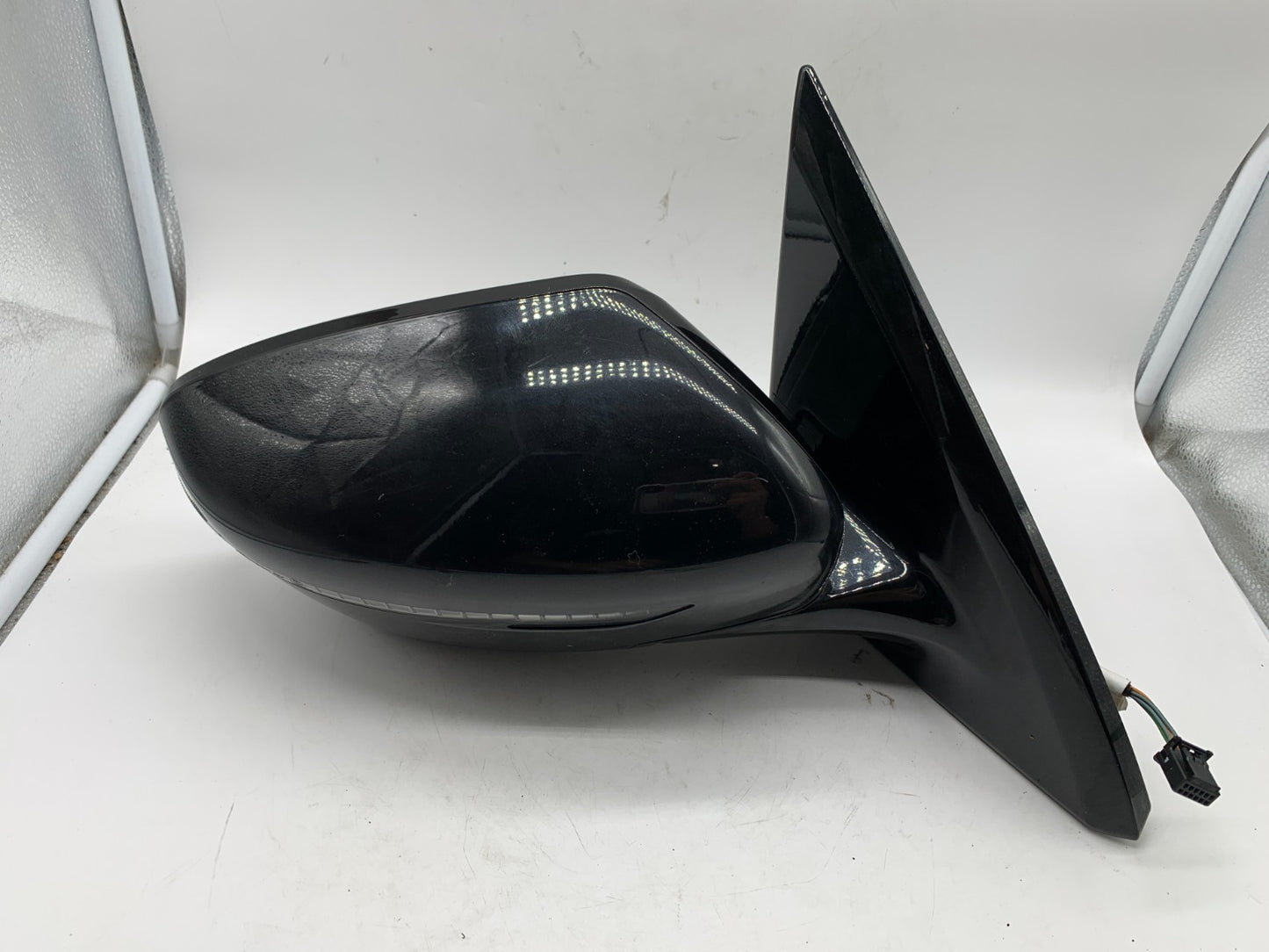 2017 Nissan Pathfinder Passenger Side Power Door Mirror Black OEM C03B28046