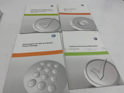 2014 Volkswagen Jetta Owners Manual Set with Case OEM C03B06051