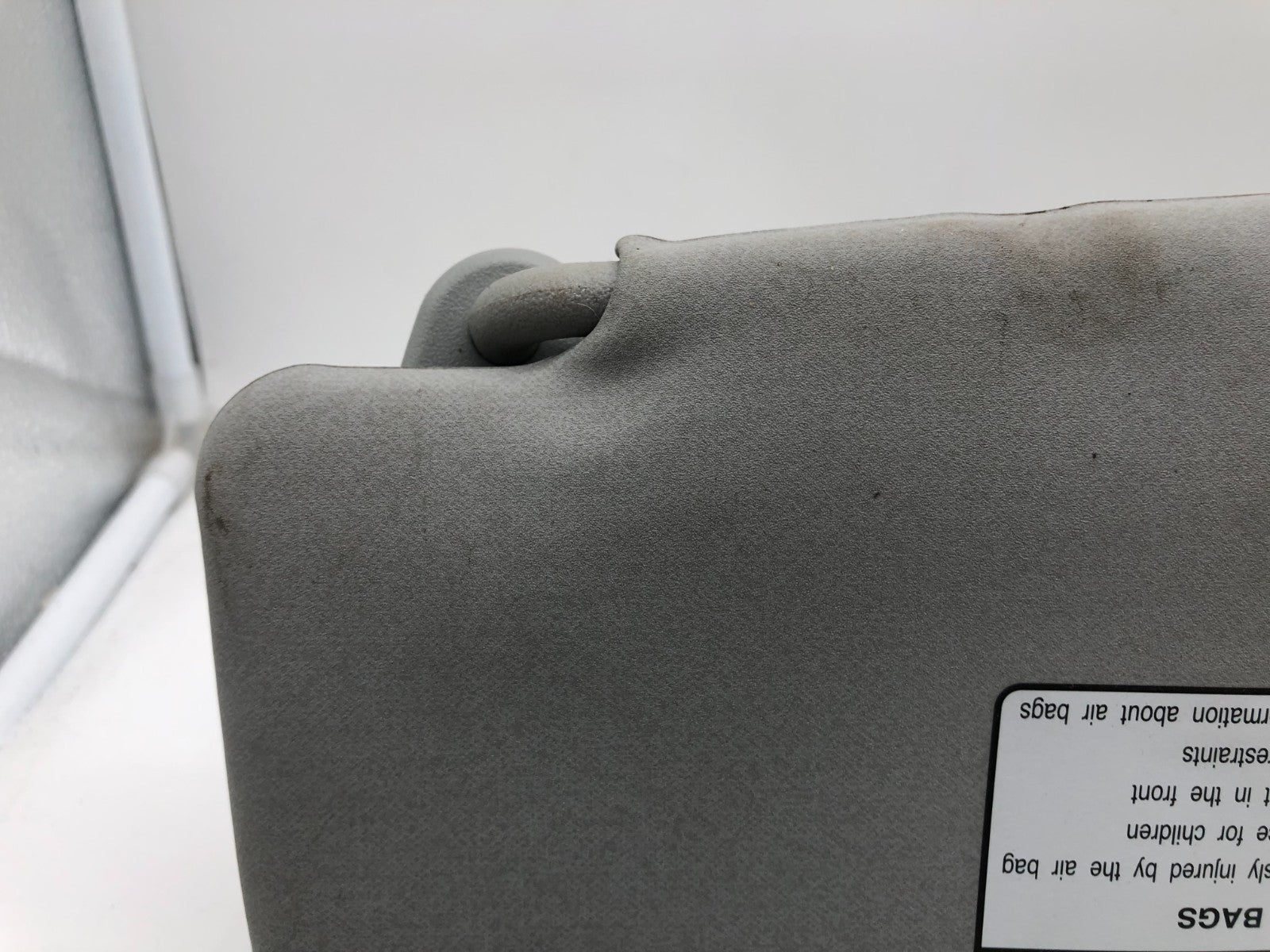 2007-2017 Mitsubishi Lancer Passenger Sun Visor Gray OEM A02B12004