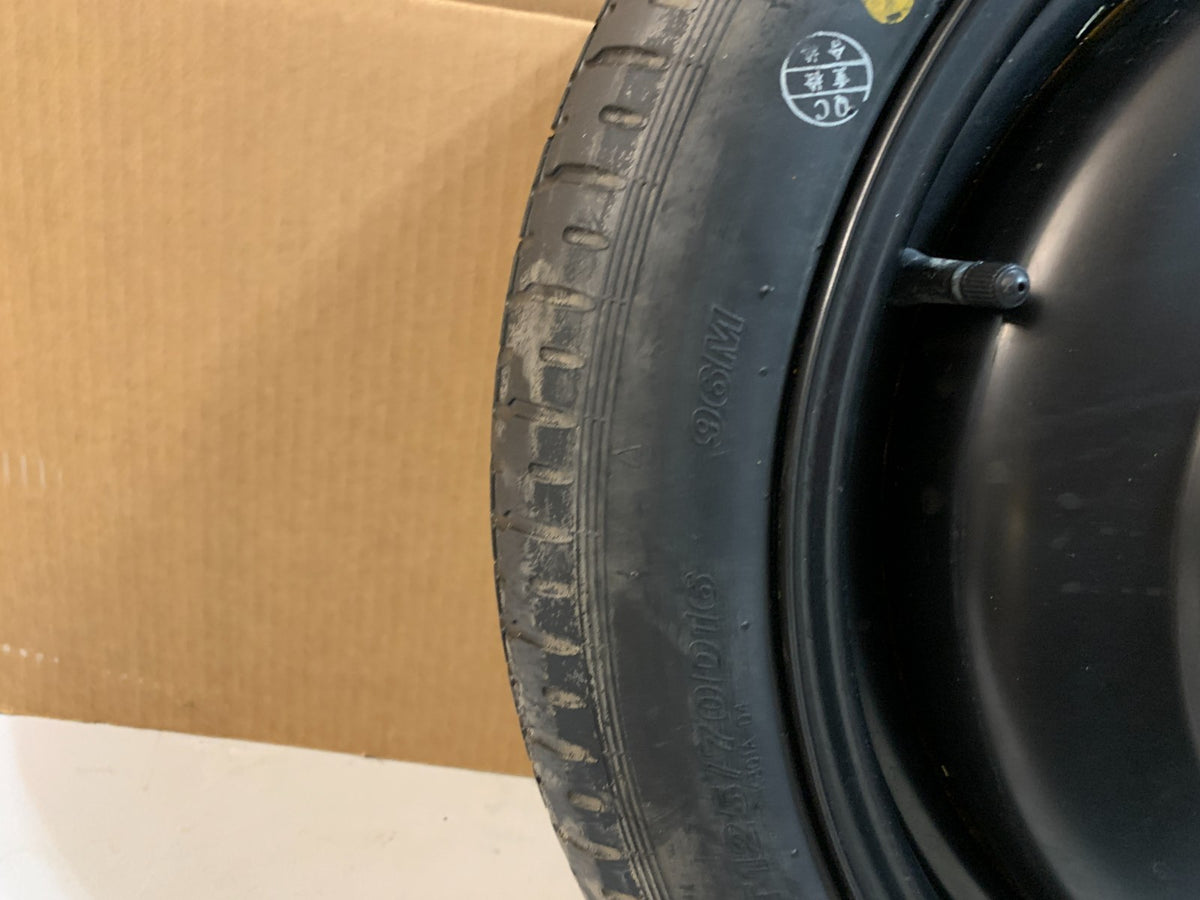 2014-2018 Mazda 3 Mazda3 16" Spare Tire T125/70D16 Compact Donut
