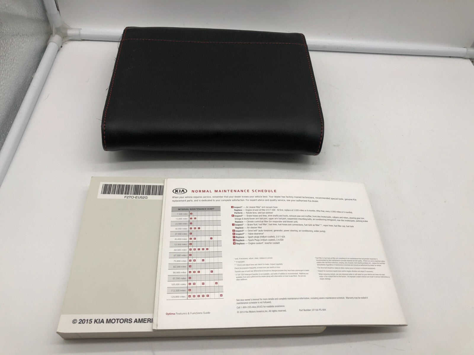 2018 Kia Optima Owners Manual Set with Case OEM A01B13021