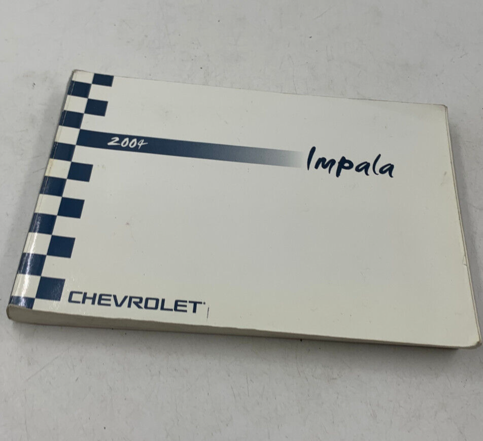 2004 Chevrolet Impala Owners Manual OEM D04B37090