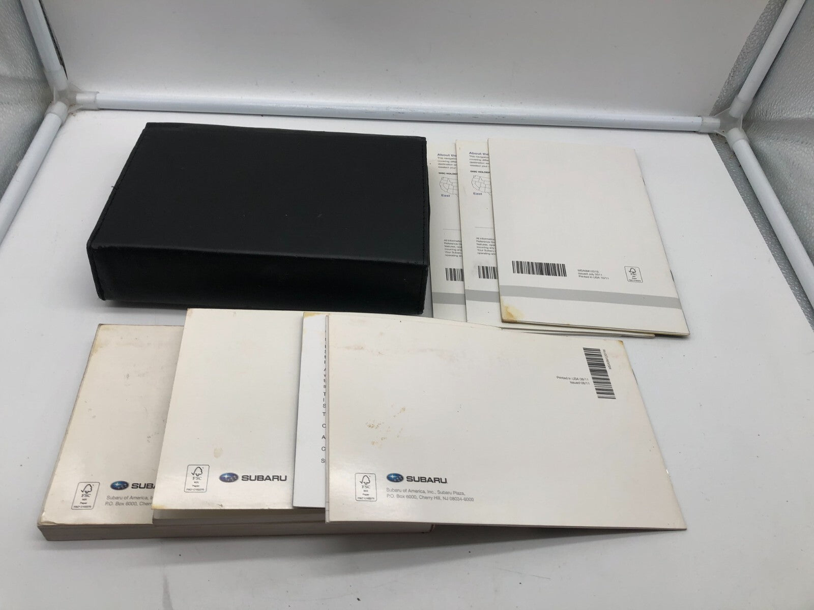 2012 Subaru Legacy Owners Manual Set with Case OEM A02B02024
