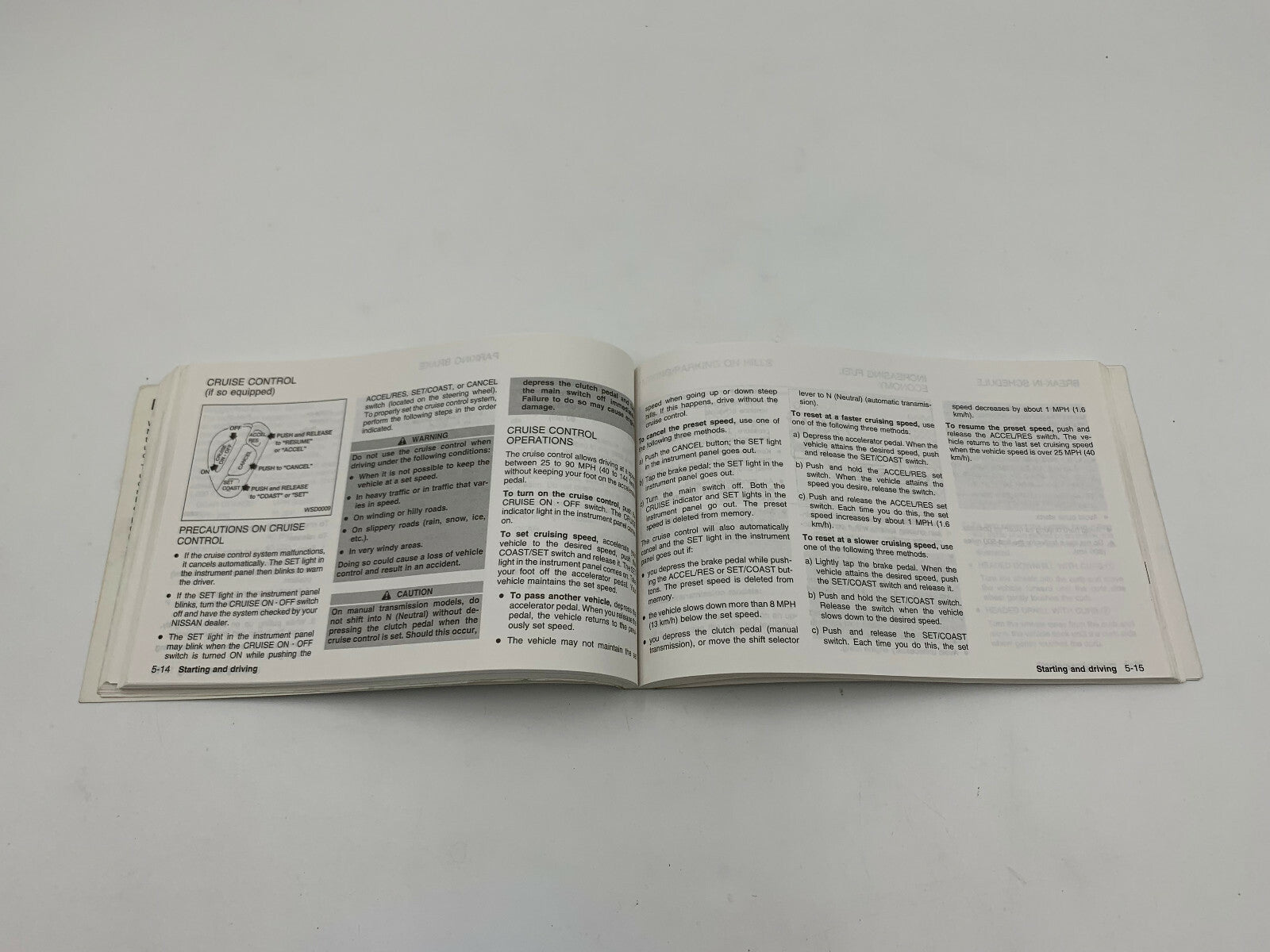 2001 Nissan Sentra Owners Manual OEM C04B30043