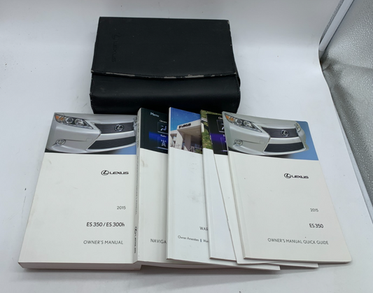 2015 Lexus ES350 ES 330h Owners Manual Set with Case OEM B03B46004