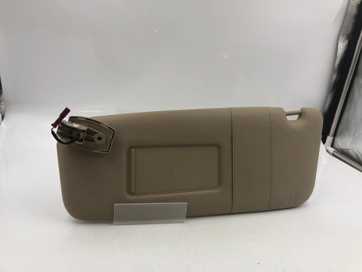 2006-2009 BMW 535i Driver Sun Visor Tan Illuminated OEM D02B06050