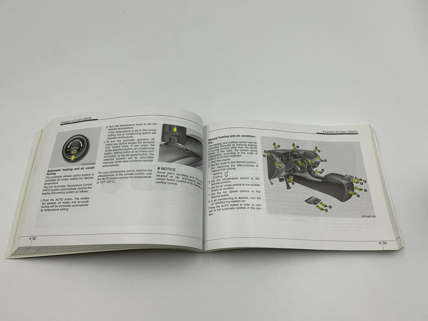 2011 Hyundai Sonata Hybrid Owners Manual with Leather Case OEM B02B38084