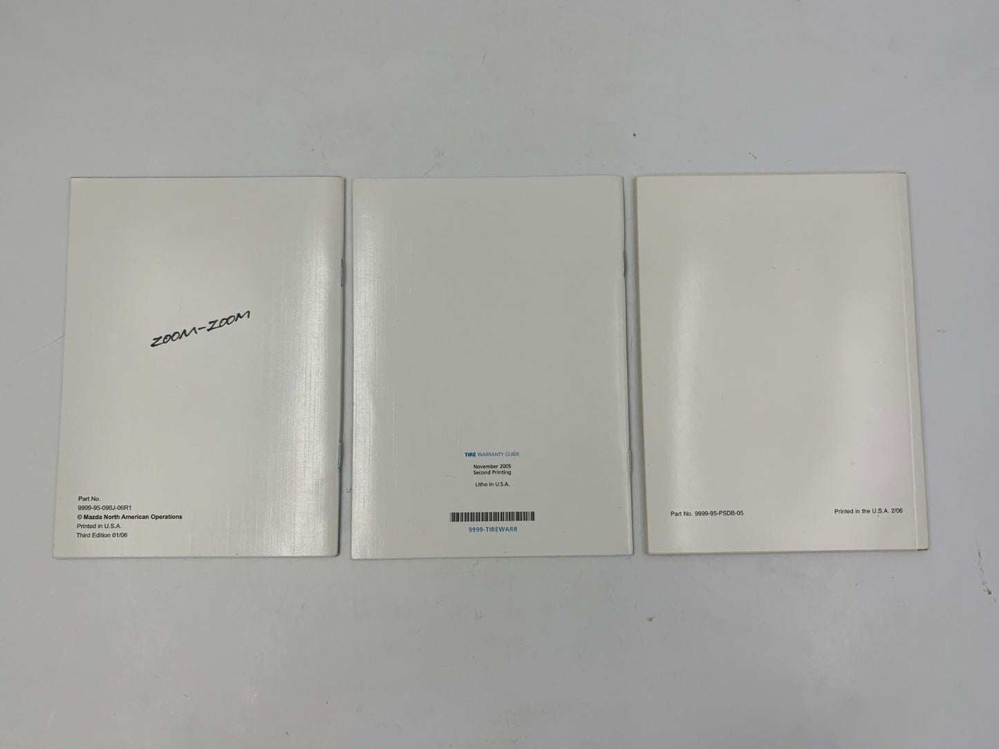 2006 Mazda 6 Owners Manual Set with Case OEM C04B08005