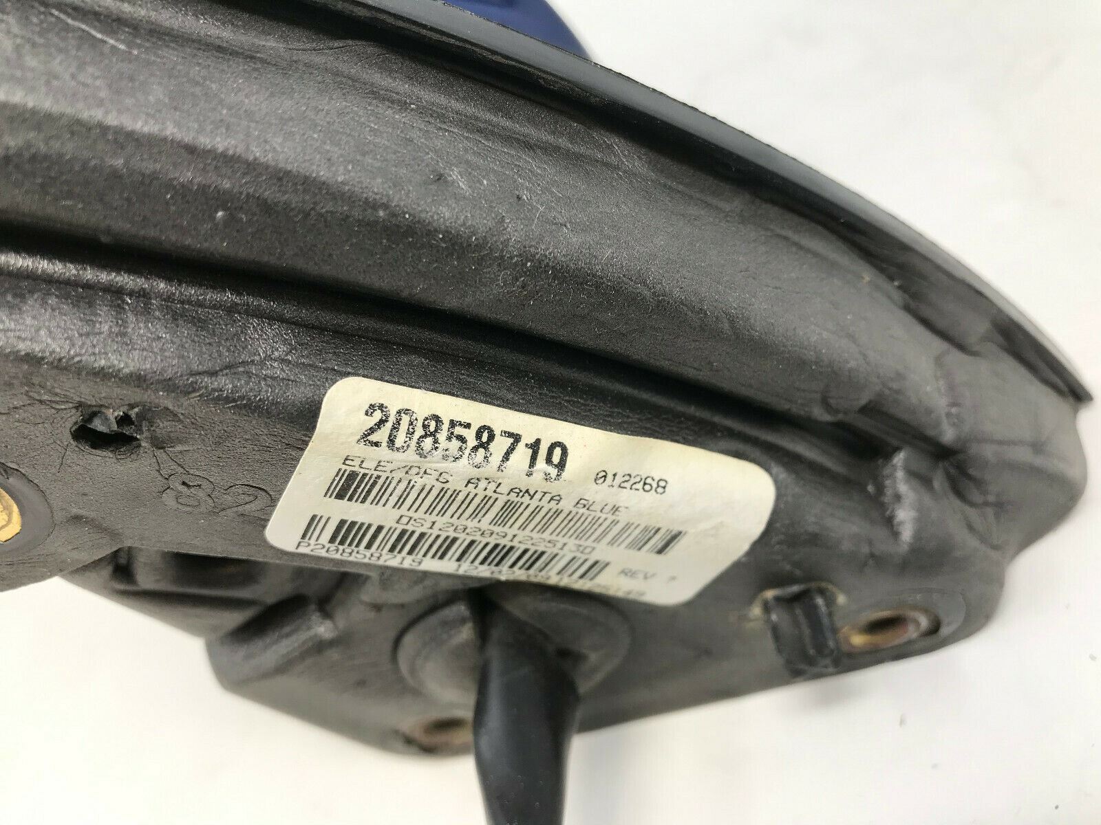 2010-2011 GMC Terrain Driver Side View Power Door Mirror Blue OEM