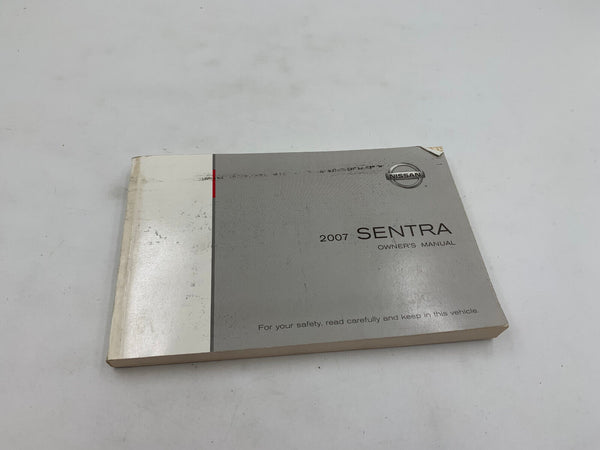 2007 Nissan Sentra Owners Manual Set with Case OEM K03B13007