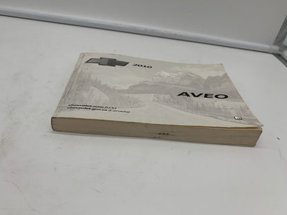 2010 Chevrolet Aveo Owners Manual OEM R01B12021