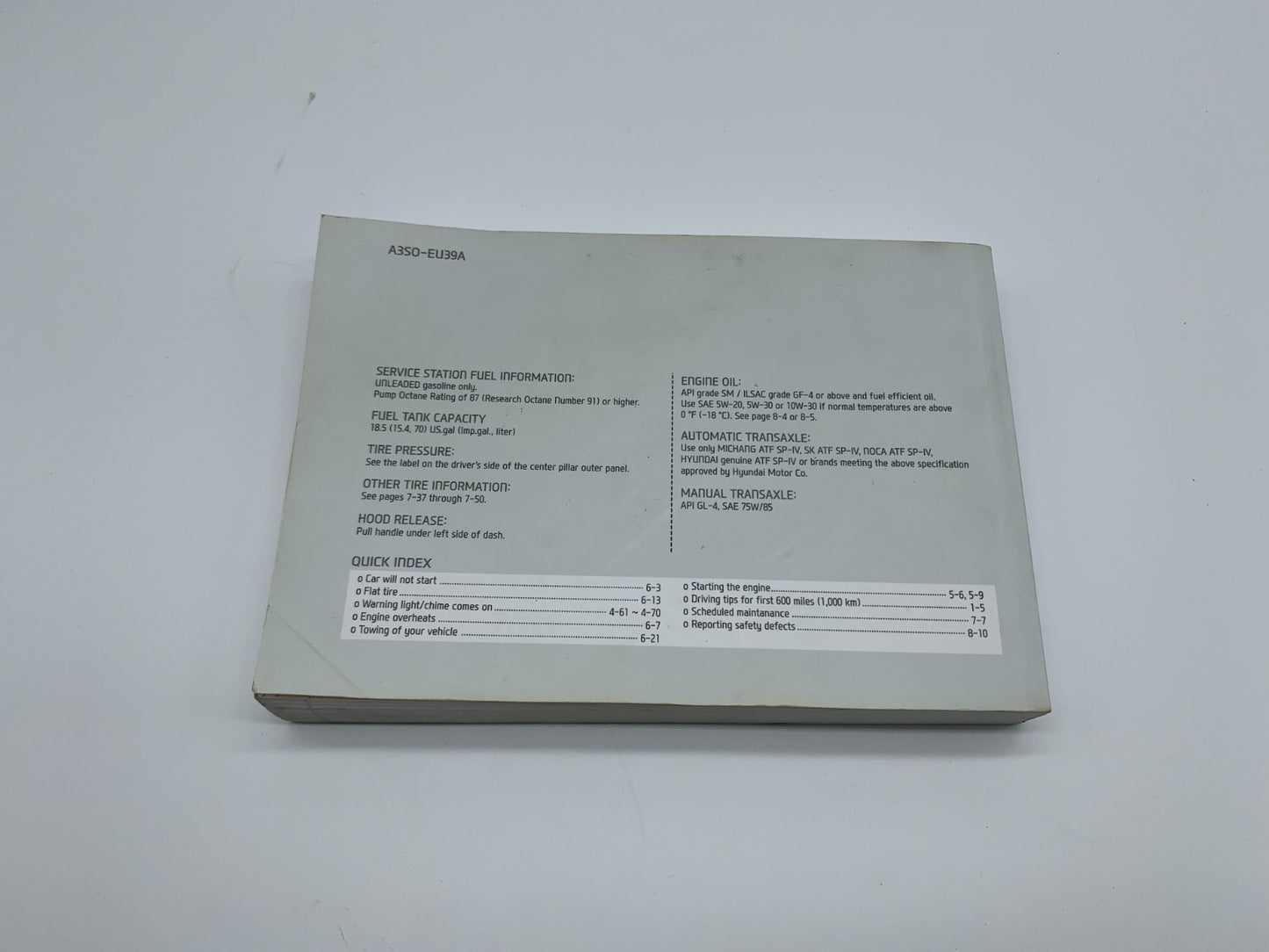 2014 Hyundai Sonata Owners Manual OEM C04B40011