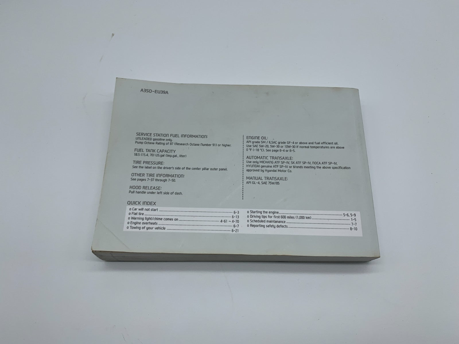 2014 Hyundai Sonata Owners Manual OEM C04B40011