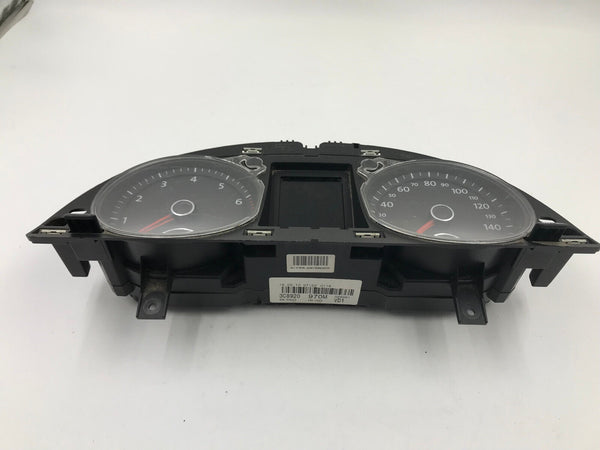 2011 Volkswagen CC Speedometer Instrument Cluster 83874 Miles H01B40005