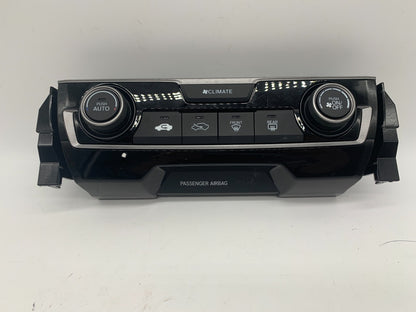 2017-2021 Honda Civic Climate Control AC Heater Temperature 79600TBAA332M1