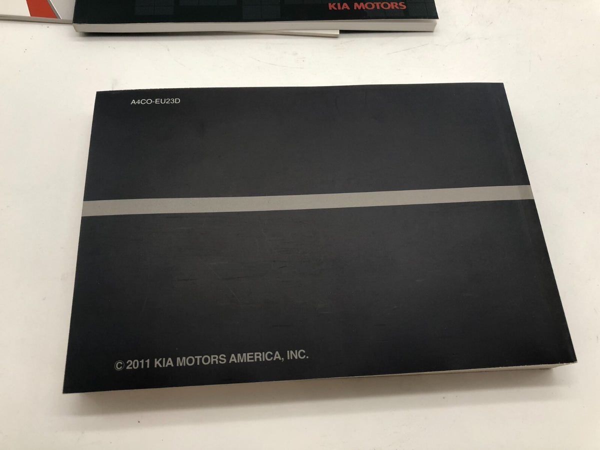 2012 Kia Optima Owners Manual Set with Case OEM R01B40014