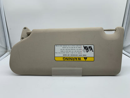 2014-2015 Mitsubishi Outlander Passenger Sun Visor Sunvisor Beige OEM B03B47064