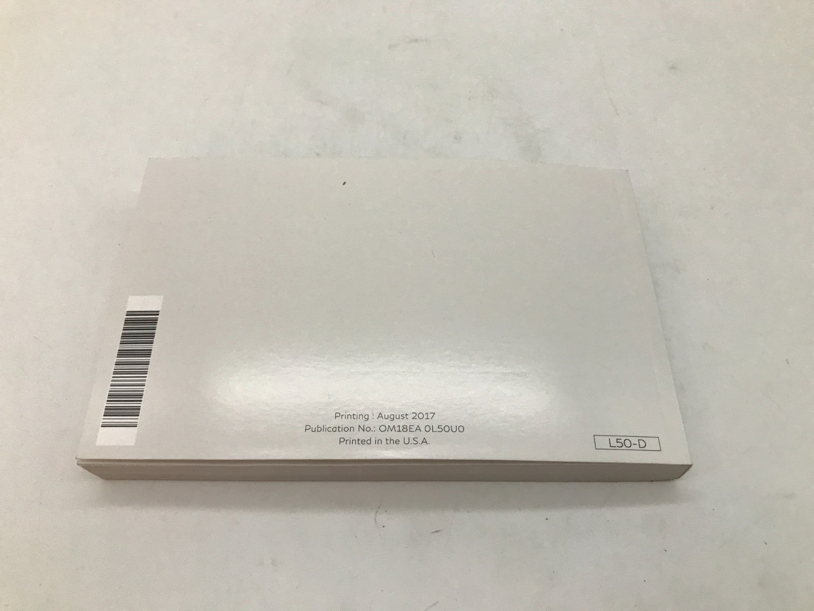 2018 Infiniti QX60 QX 60 Owners Manual Set with Case OEM B04B34019
