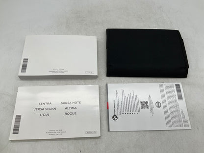 2019 Nissan Altima Sedan Owners Manual Set with Case OEM