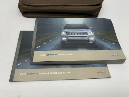 2018 Jeep Compass Owners Manual Set with Case OEM D01B37015