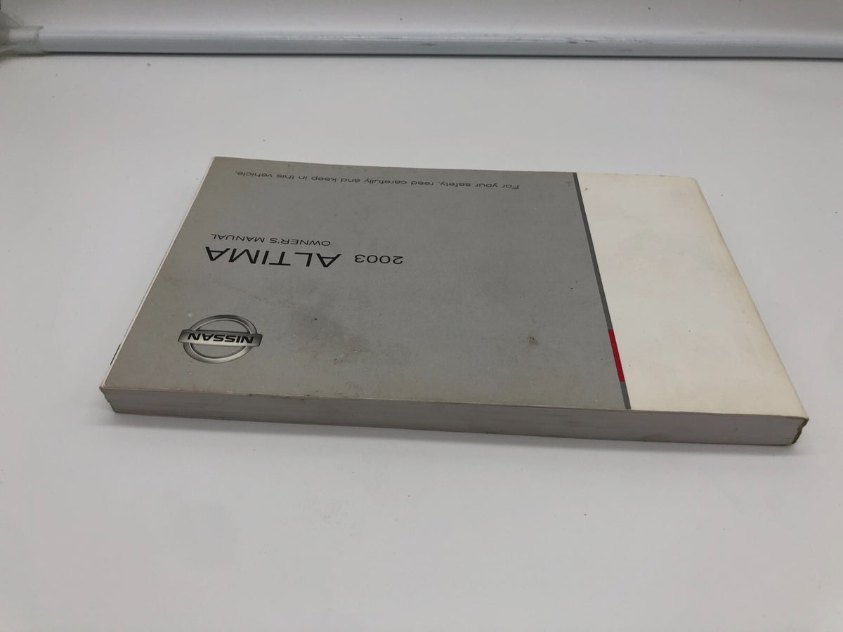 2003 Nissan Altima Owners Manual OEM D01B42007