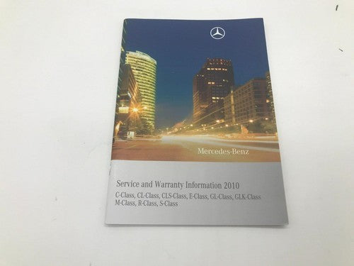 2010 Mercedes-Benz C-Class C Class Owners Manual with Case OEM R01B07004