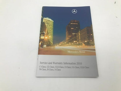 2010 Mercedes-Benz C-Class C Class Owners Manual with Case OEM R01B07004