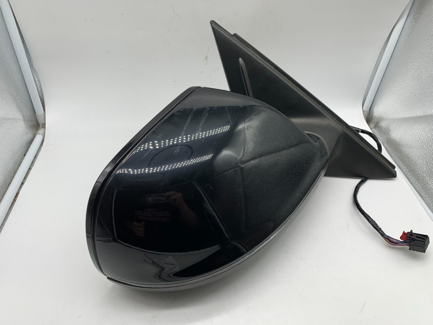 2009-2014 Audi Q5 Passenger Side View Power Door Mirror Black OEM C02B06006