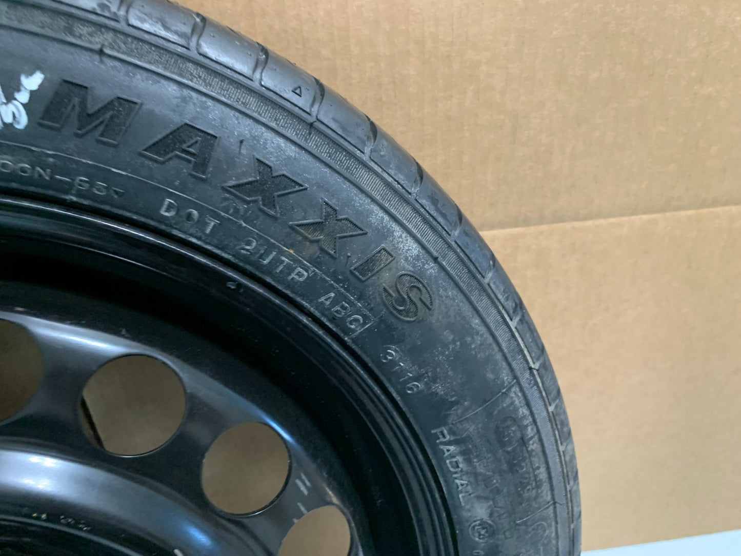 2016-2022 Chevrolet Malibu 16" Spare Tire Compact Donut T125/80R16
