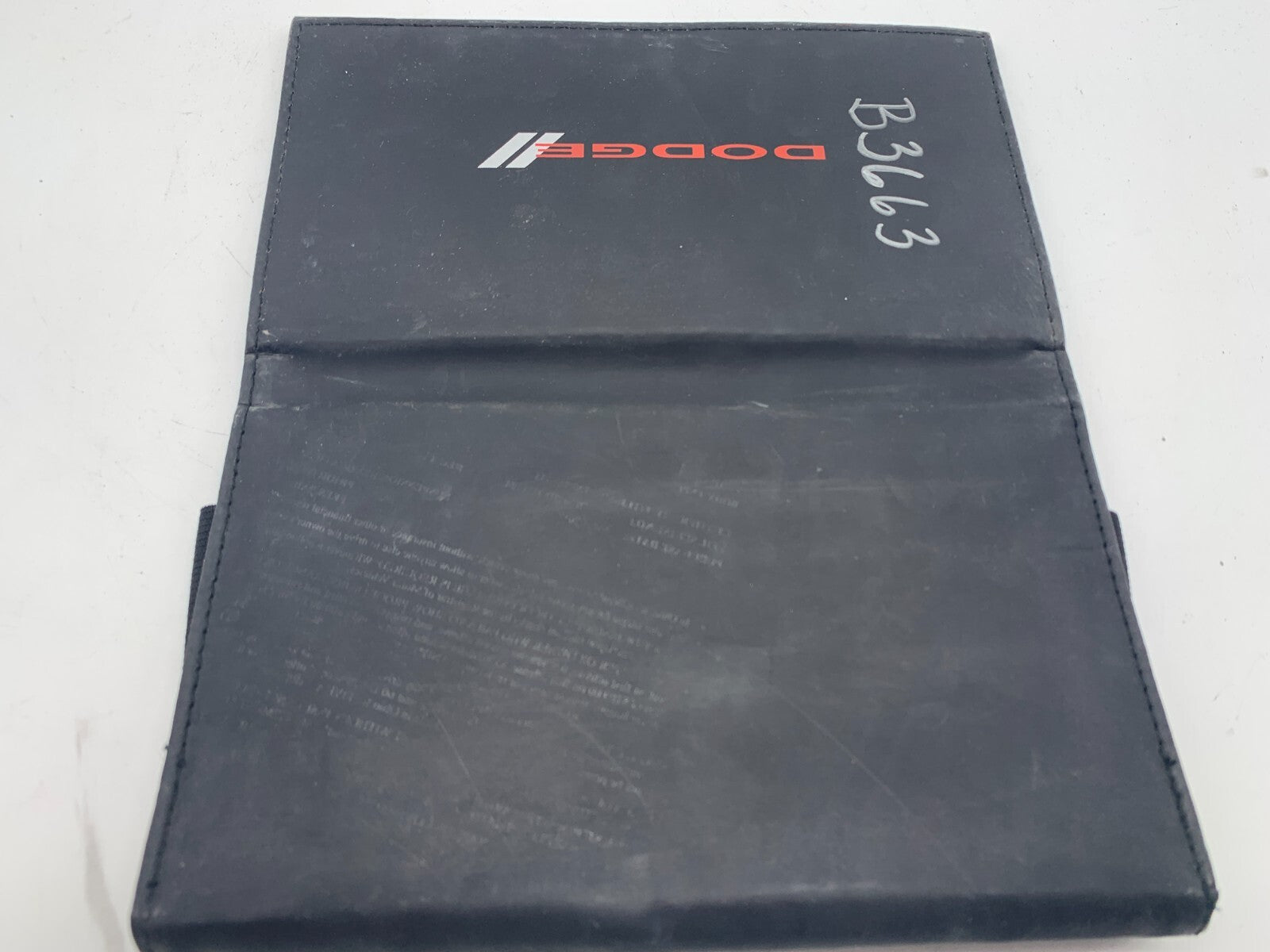 Dodge Owners Manual Case Only OEM A02B21042
