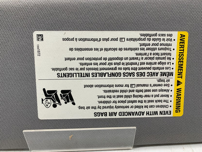 2020-2022 Chevrolet Equinox Passenger Sun Visor Gray OEM B04B56009
