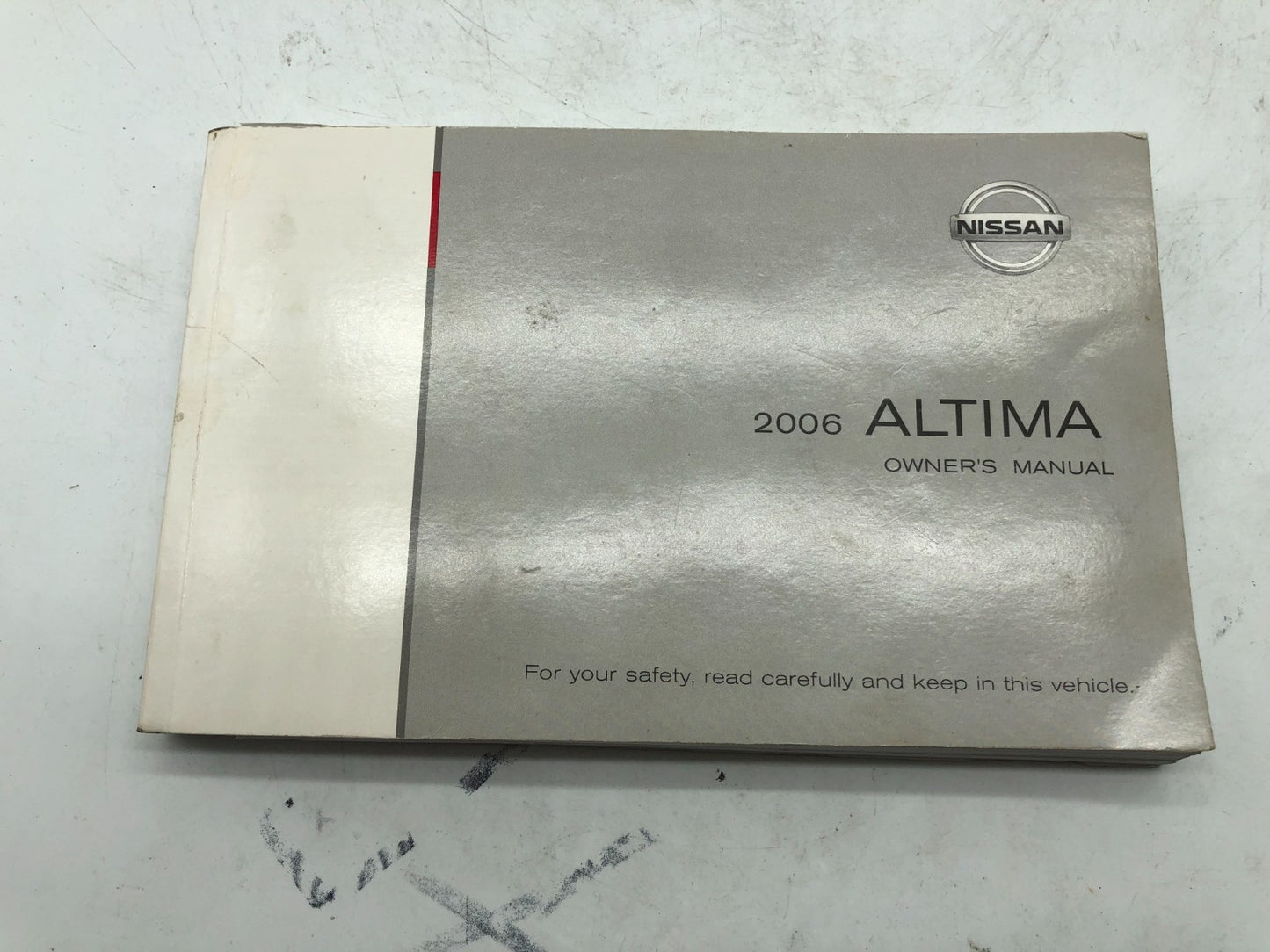 2006 Nissan Altima Owners Manual Set with Case OEM B04B33003