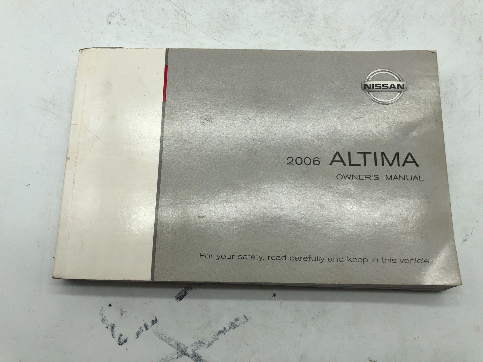 2006 Nissan Altima Owners Manual Set with Case OEM B04B33003