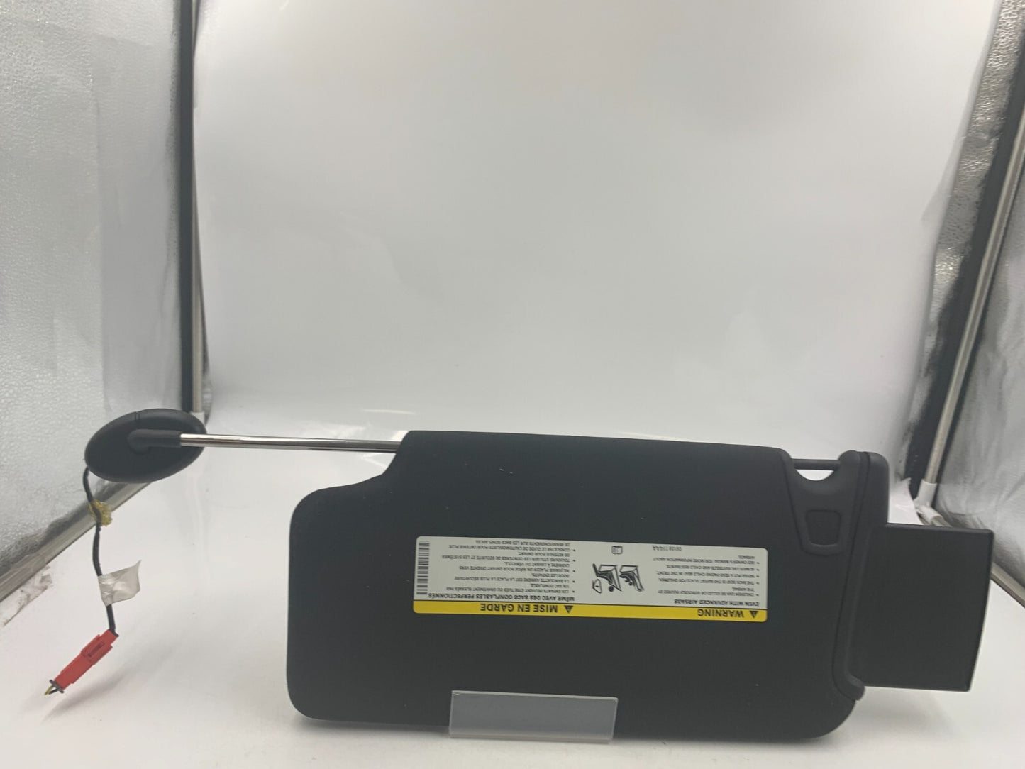 2011-2014 Dodge Charger Passenger Sun Visor Sunvisor Black Illuminated D02B34083