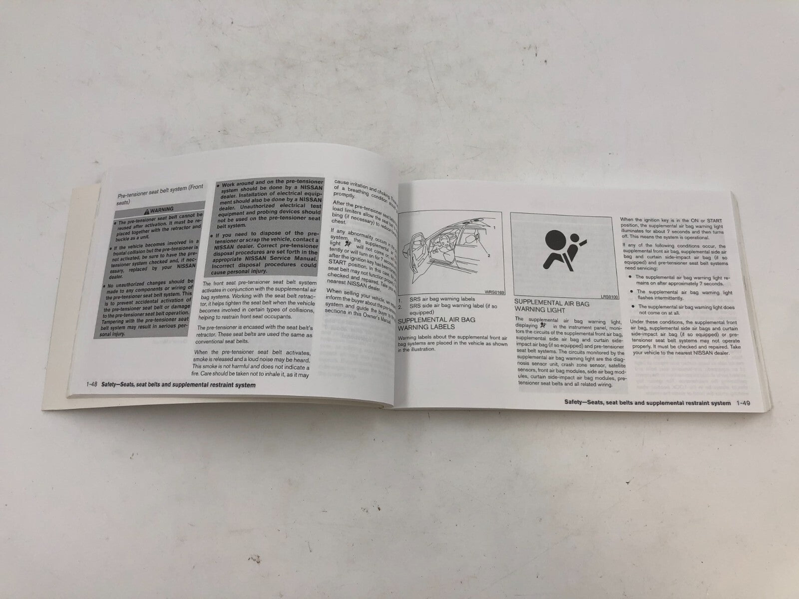 2006 Nissan Altima Owners Manual OEM C03B68014