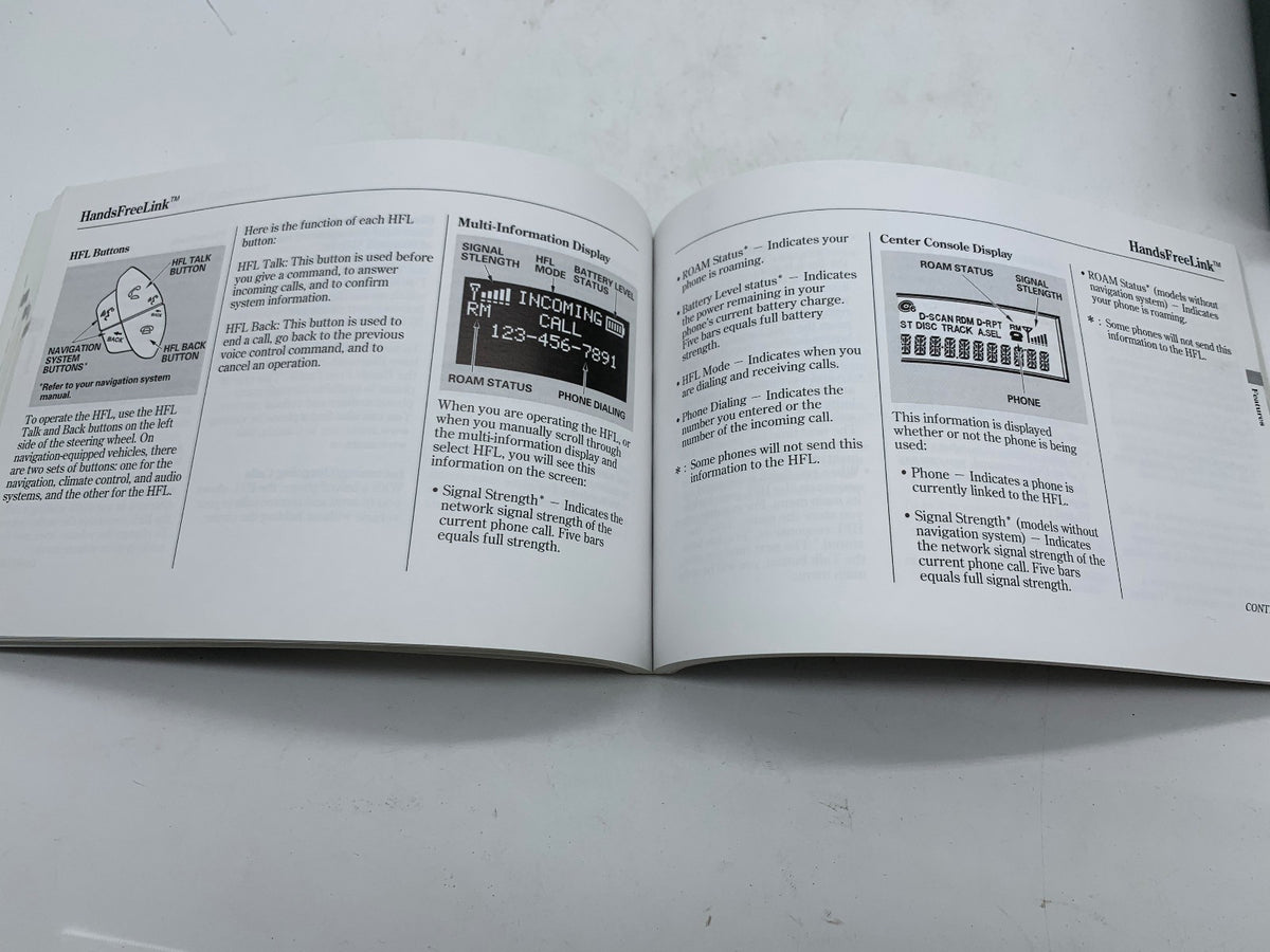 2005 Acura TL Owners Manual Set with Case OEM R01B18015
