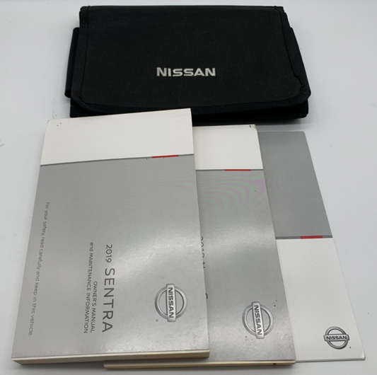 2019 Nissan Sentra Owners Manual Set with Case OEM B03B56003