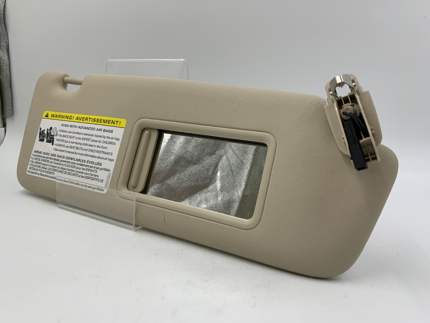 2008-2011 Audi A5 Passenger Sun Visor Beige Illuminated OEM B04B26031