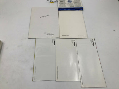 2005 Mazda 3 Owners Manual Set with Case OEM B01B48041