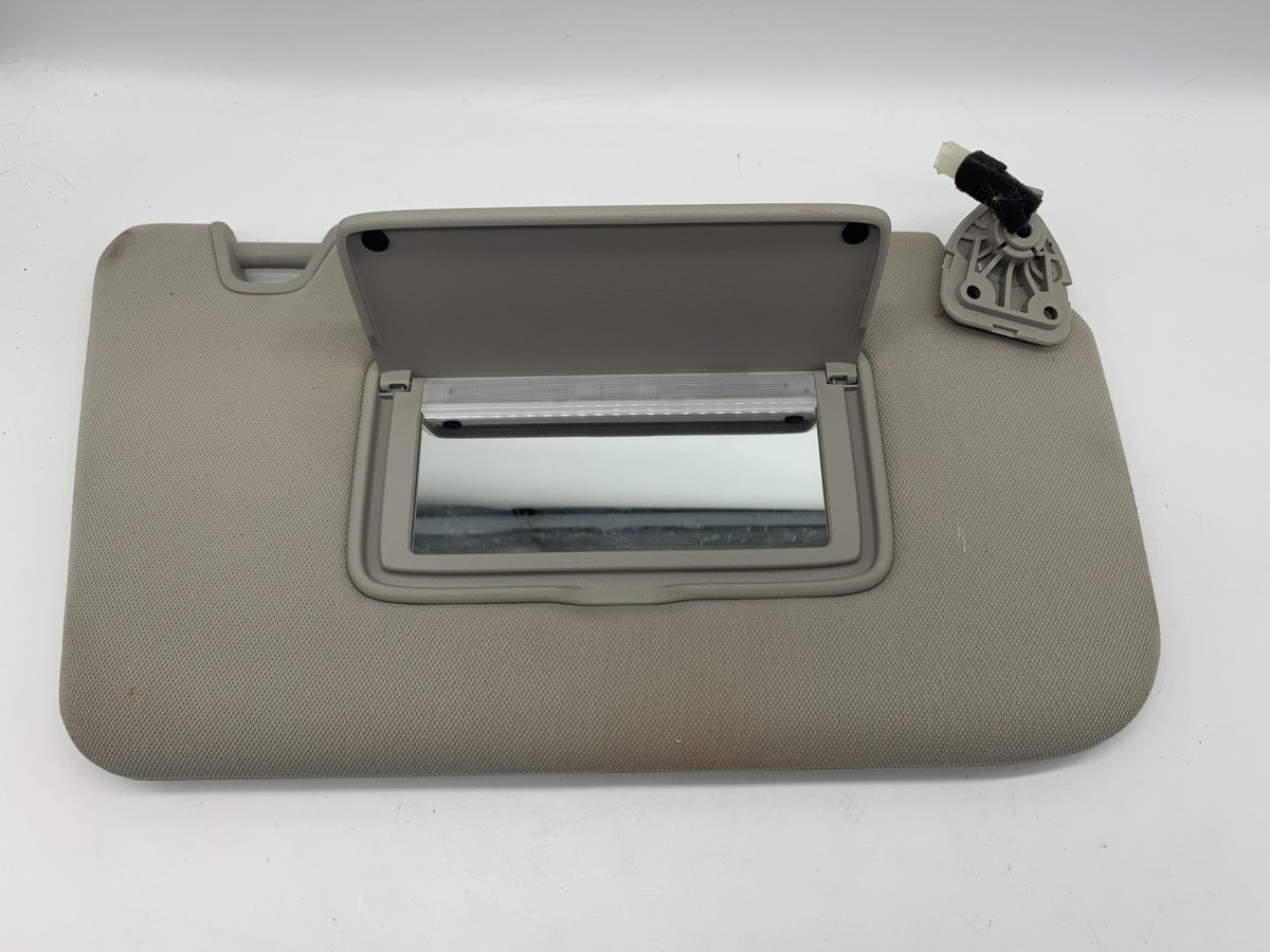 2014-2017 Nissan Rogue Passenger Sun Visor Gray Illuminated OEM A02B51078