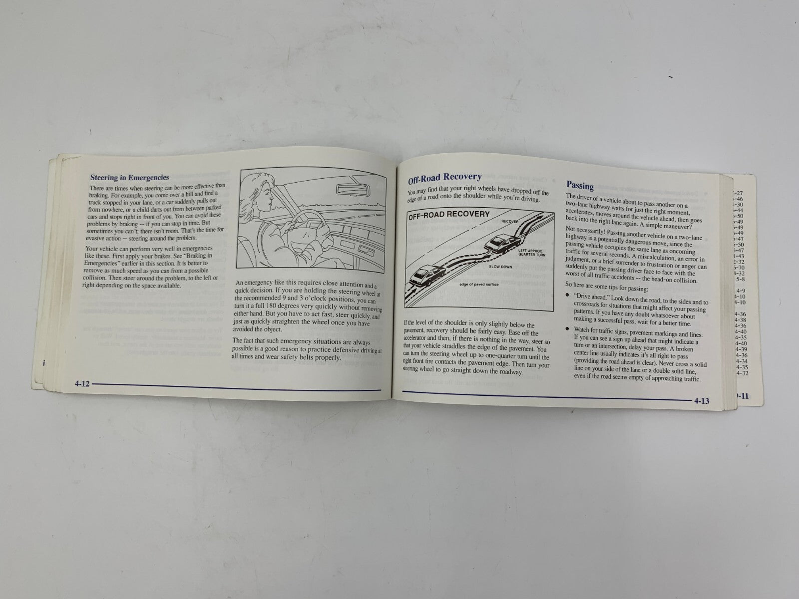 2001 Buick LeSabre Owners Manual OEM C02B36079