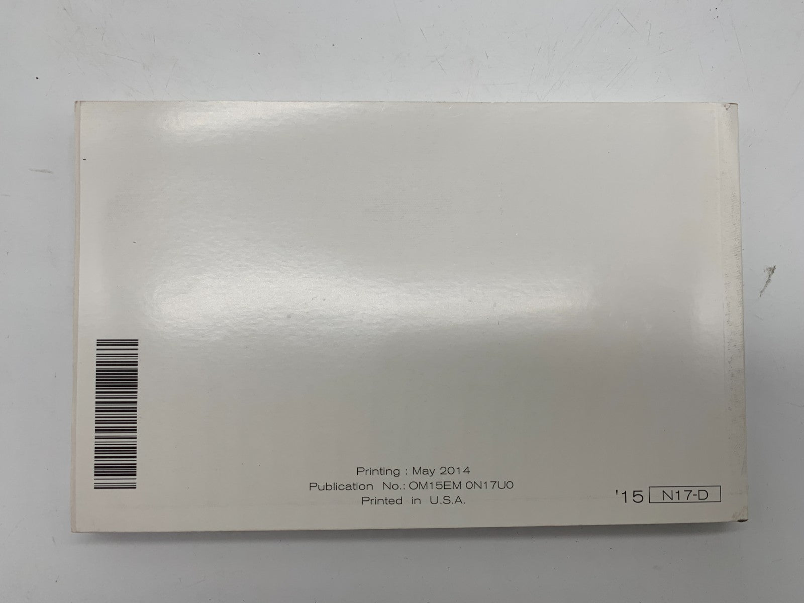 2015 Nissan Versa Sedan Owners Manual Set with Case OEM A02B56004