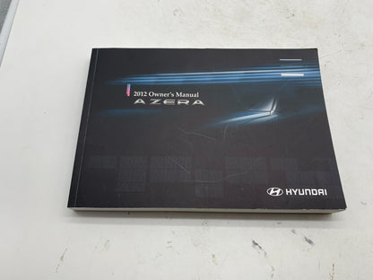 2012 Hyundai Azera Owners Manual Set with Case OEM A03B20006