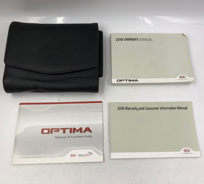 2018 Kia Optima Owners Manual Set with Case OEM A03B08054