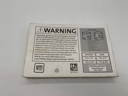 2022 Chevrolet Malibu Owners Manual Set OEM D03B10009