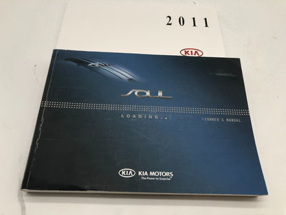 2011 Kia Soul Owners Manual Set OEM E01B17032