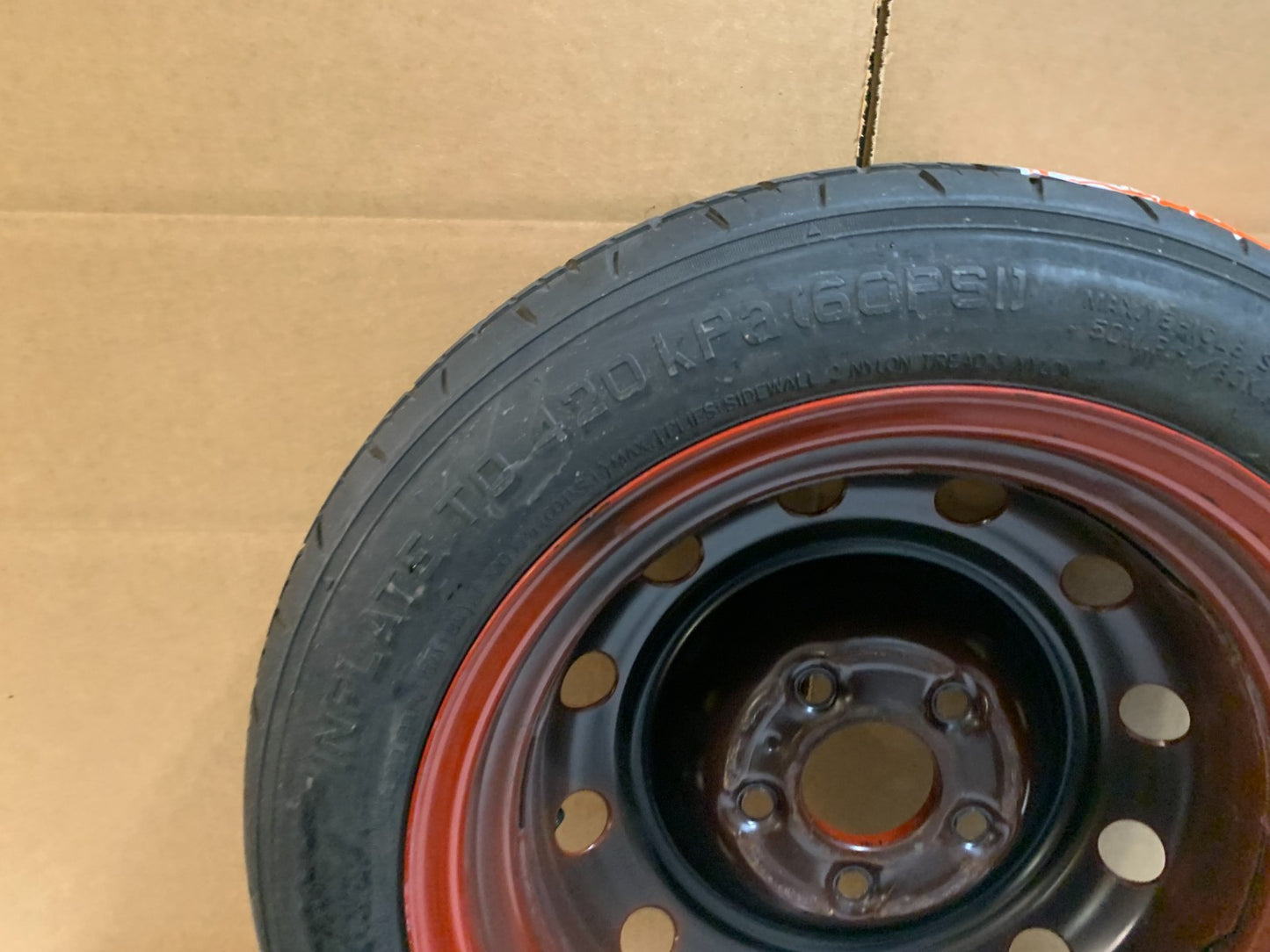 2013-2020 Hyundai Elantra 15" Spare Tire with Jack Kit Compact Donut T125/80D15