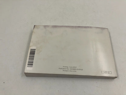 2018 Infiniti Q50 Q 50 Owners Manual Set OEM E02B12043